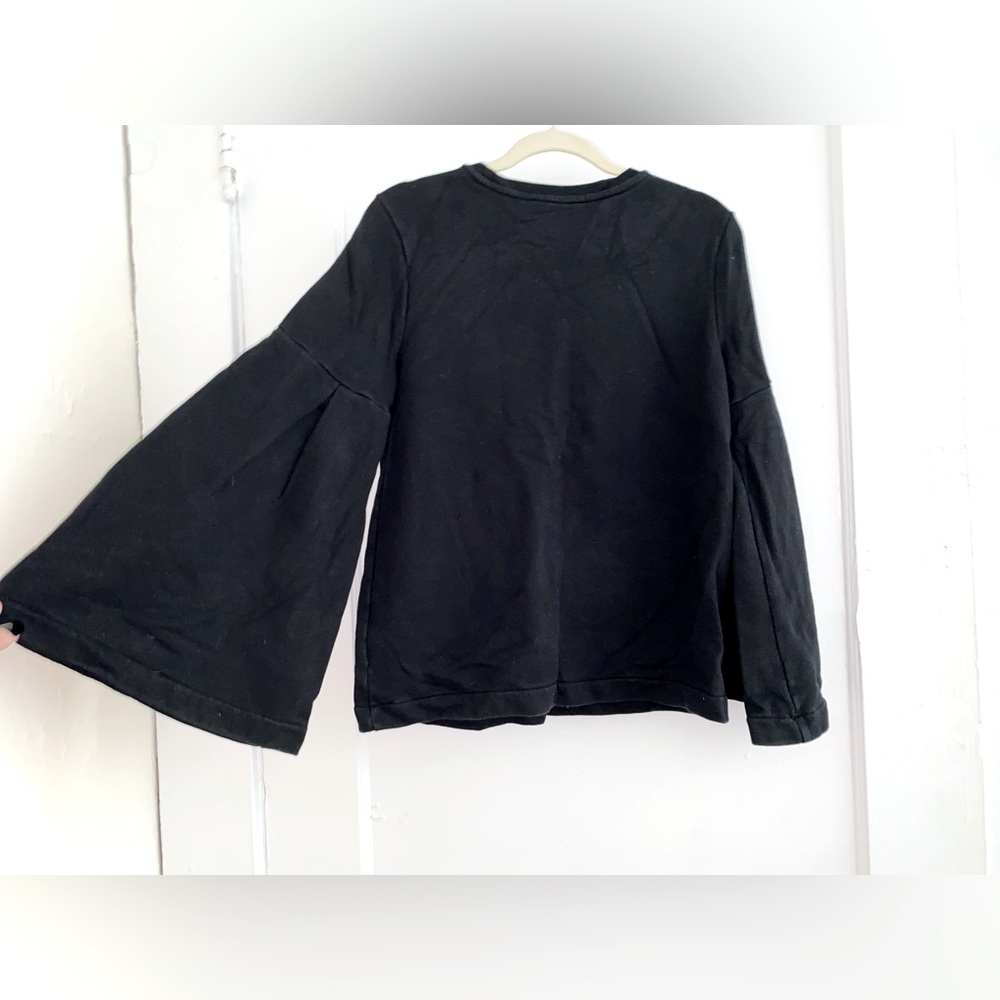 Banana Republic Bell Sleeve Black Sweater